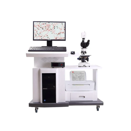 Équipements de laboratoire de bonne qualité, chariot d'analyse de sperme, dispositifs médicaux, analyseur automatique de sperme assisté par ordinateur