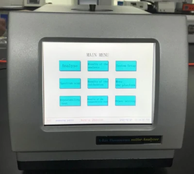 ASTM D4294 Instrument d'analyse automatique du soufre dans les produits pétroliers